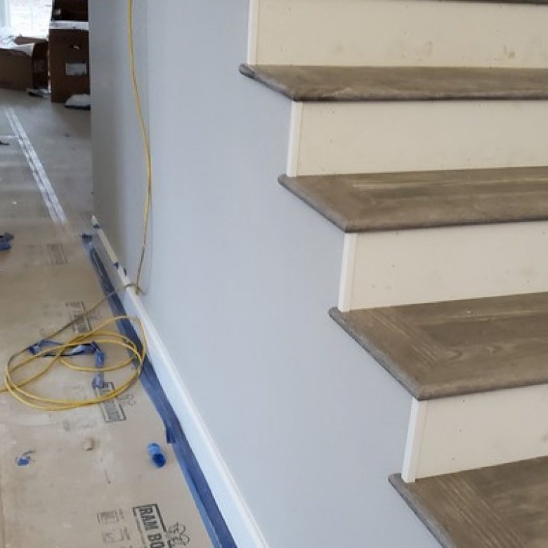LVP Stairs project photos from All Pro Floors in Santa Rosa, CA