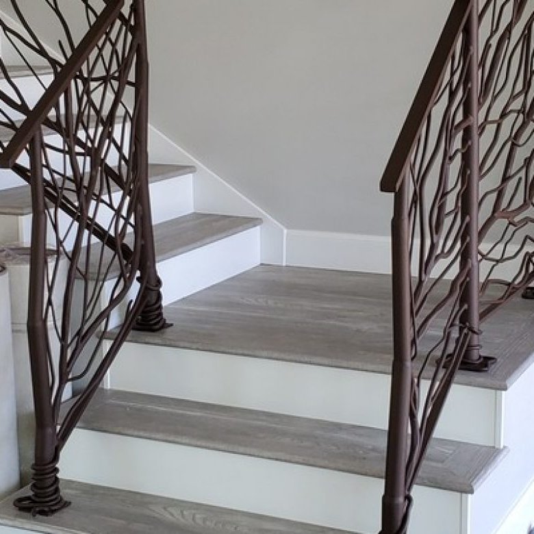 LVP Stairs project photos from All Pro Floors in Santa Rosa, CA